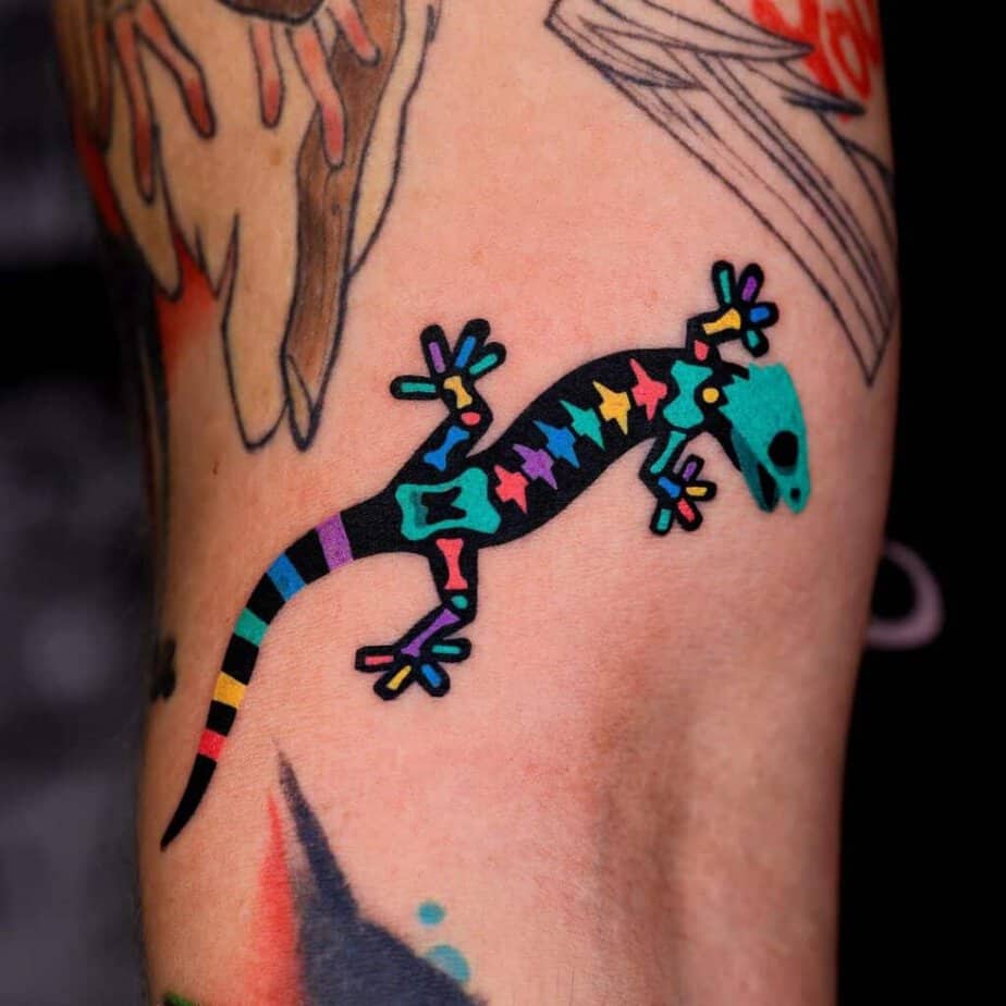 20 Amazing Lizard Tattoo Designs That Are Off The Scales 3