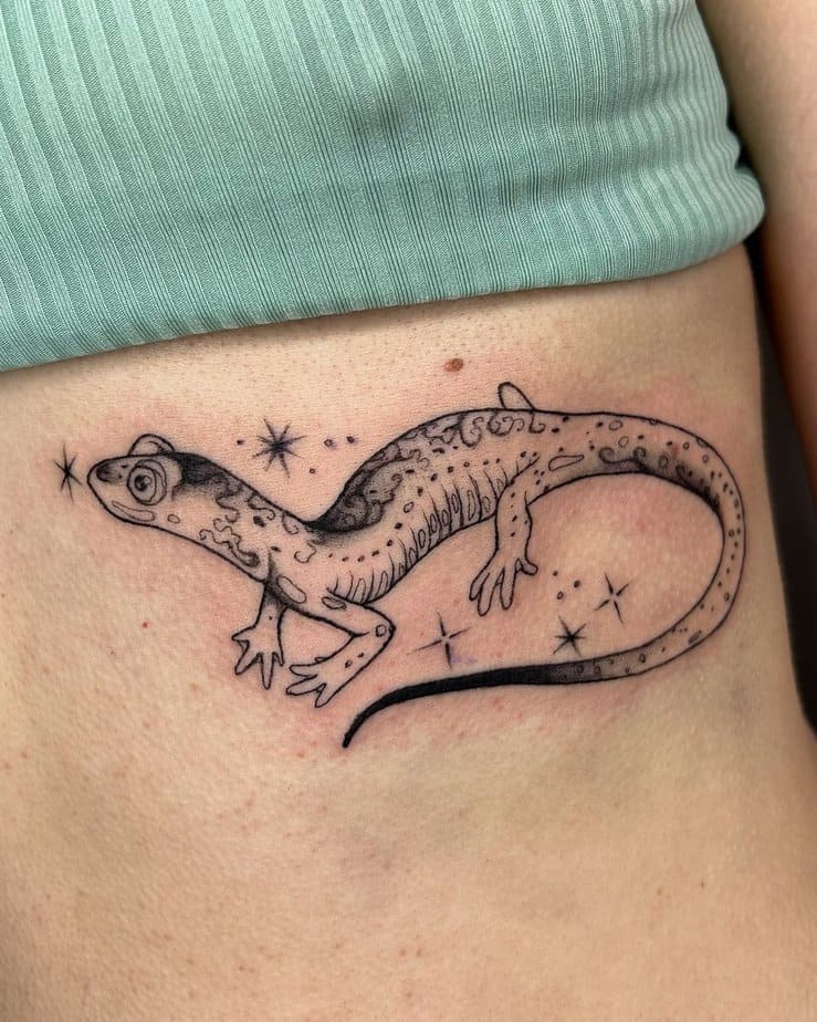 20 Amazing Lizard Tattoo Designs That Are Off The Scales 8