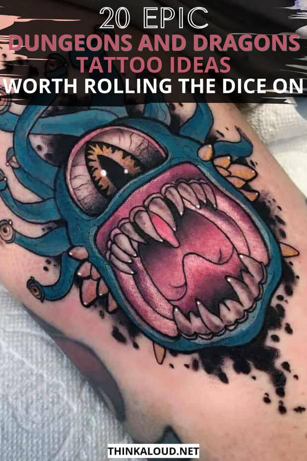 20 Epic Dungeons And Dragons Tattoo Ideas Worth Rolling The Dice On