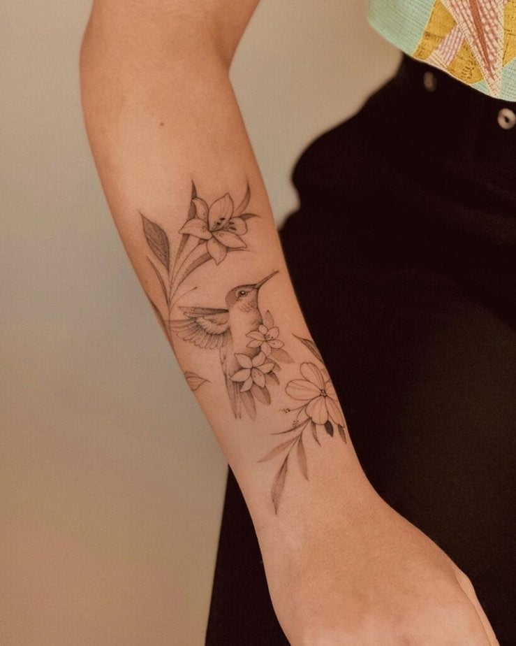 23 Captivating Hummingbird Tattoo Ideas You’ll Want To Show Off