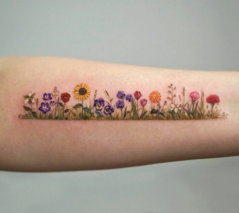 24 Stunning Birth Flower Tattoos To Honor Each Month