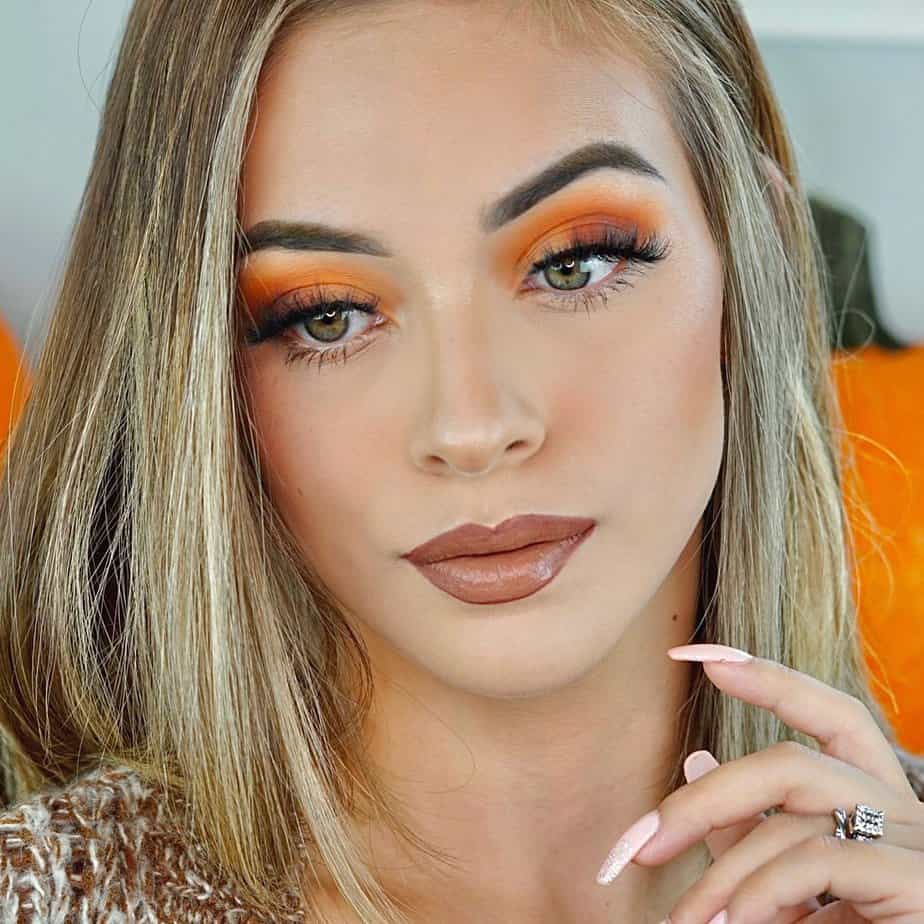 24. Pumpkin inspired glam