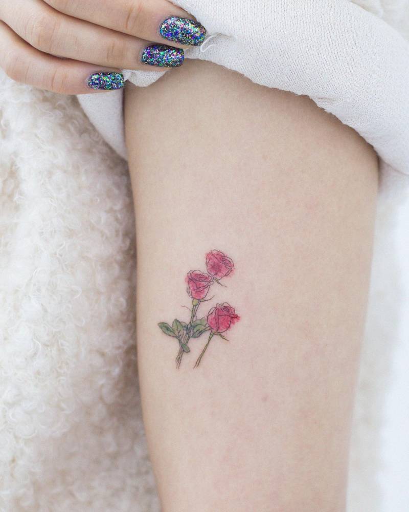 Stop And Smell These 20 Beautiful Pink Rose Tattoos