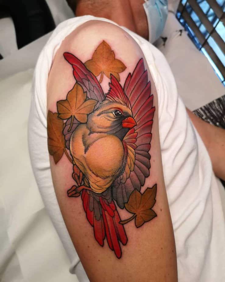 20 Unique Cardinal Tattoo Ideas To Paint The Town Red