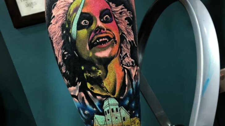 20 Beetlejuice Tattoo Designs That Are Strange And Unusual