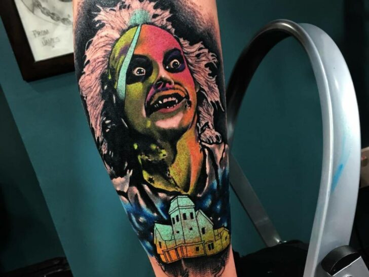 20 Beetlejuice Tattoo Designs That Are Strange And Unusual