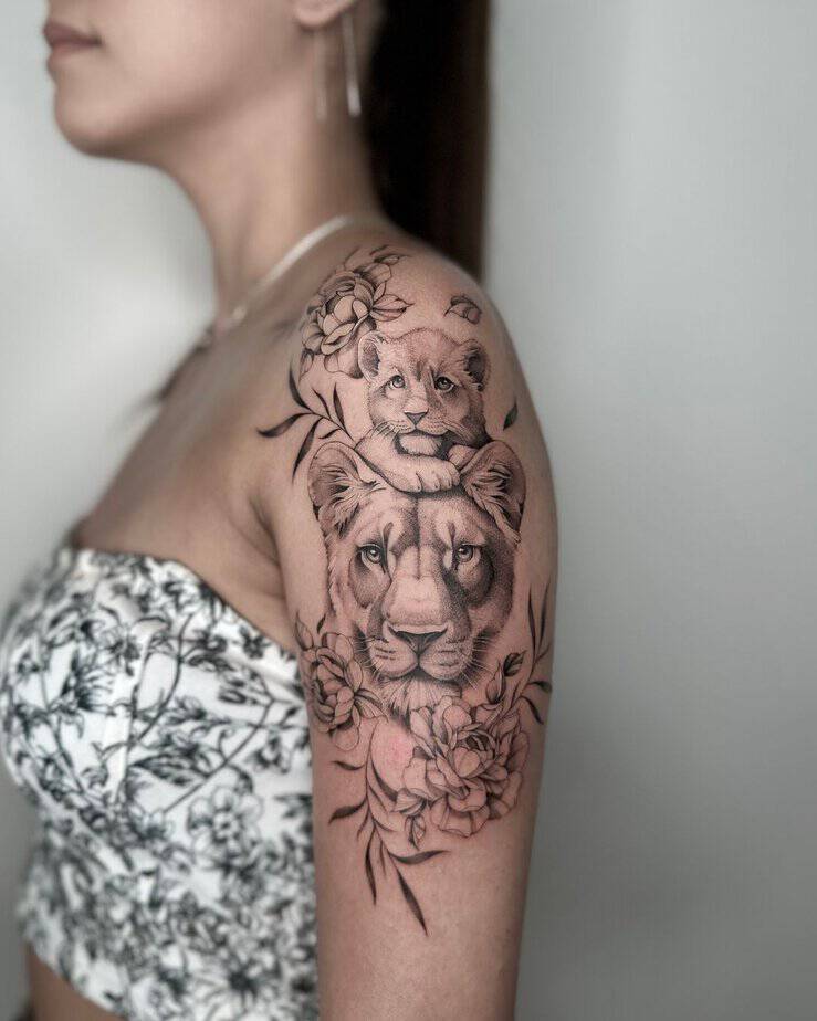 20 Mesmerizing Lioness Tattoo Ideas For The  Queen Of The Jungle