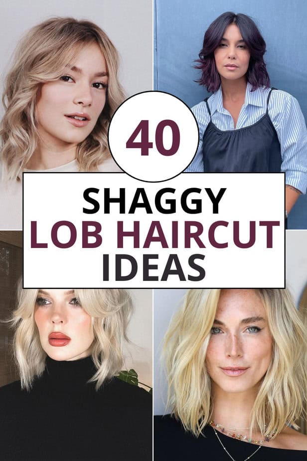 40 Shaggy Lob Haircut Ideas For A Low-Maintenance, High-Style Vibe