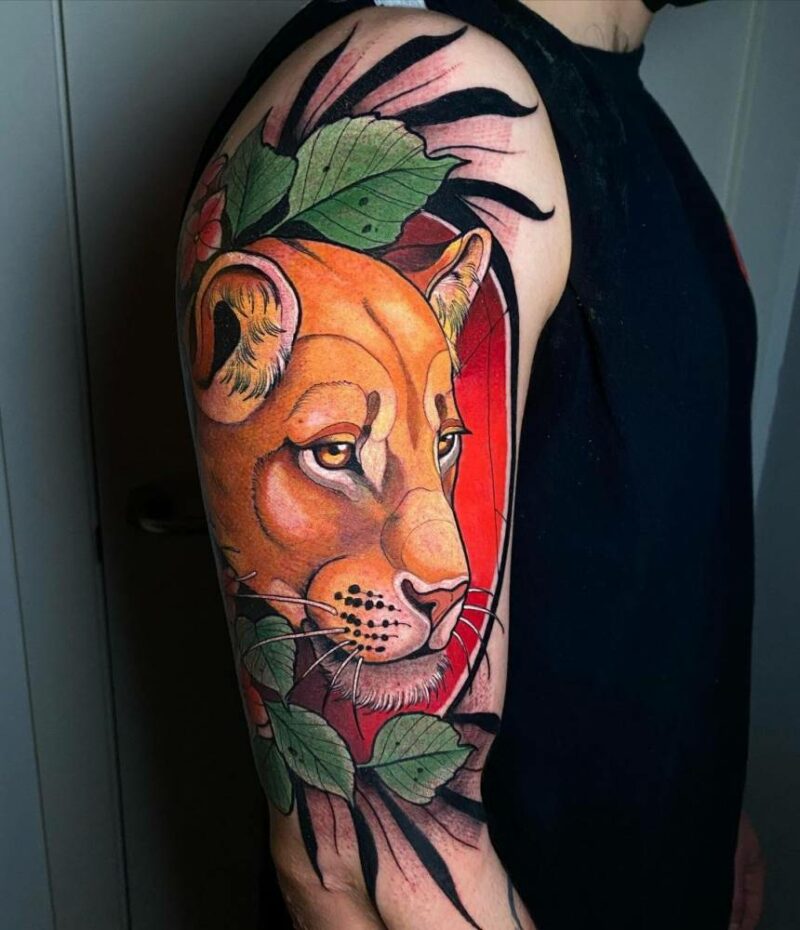 20 Mesmerizing Lioness Tattoo Ideas For The True Queen Of The Jungle