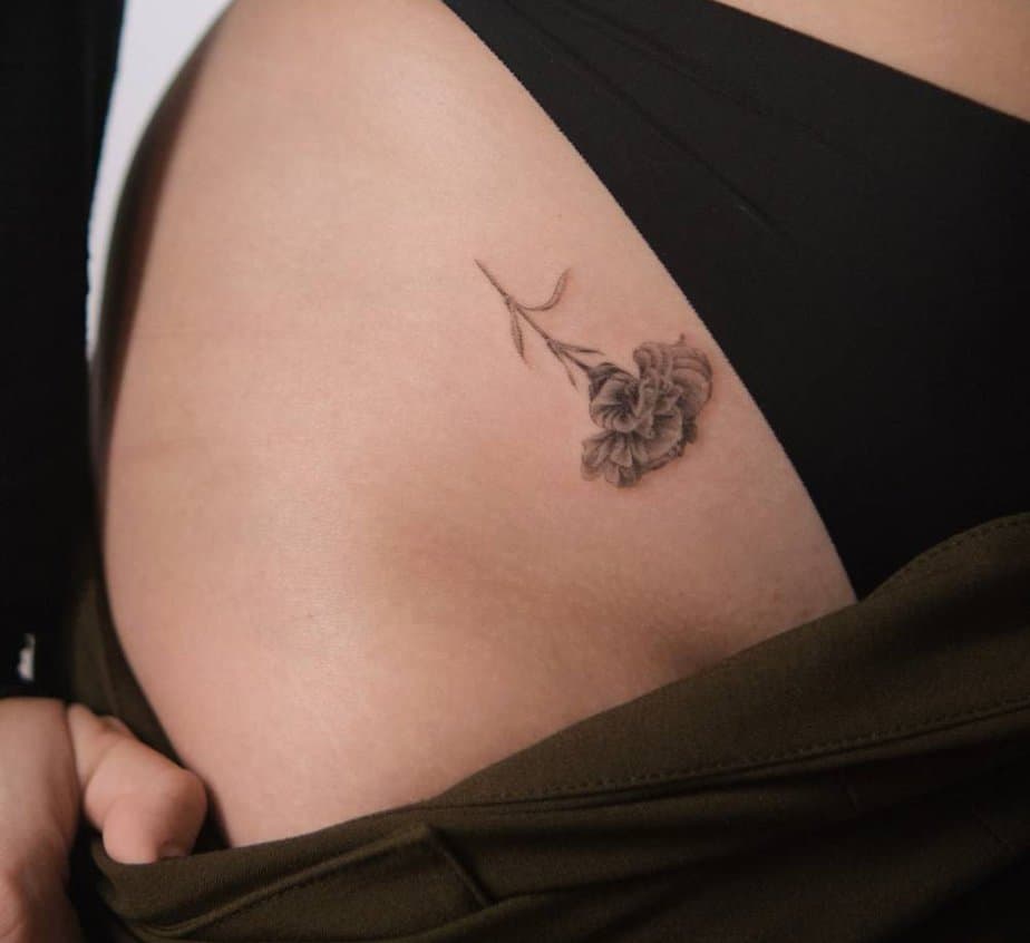 20 Cute Carnation Tattoo Designs That Will Capture Your Heart