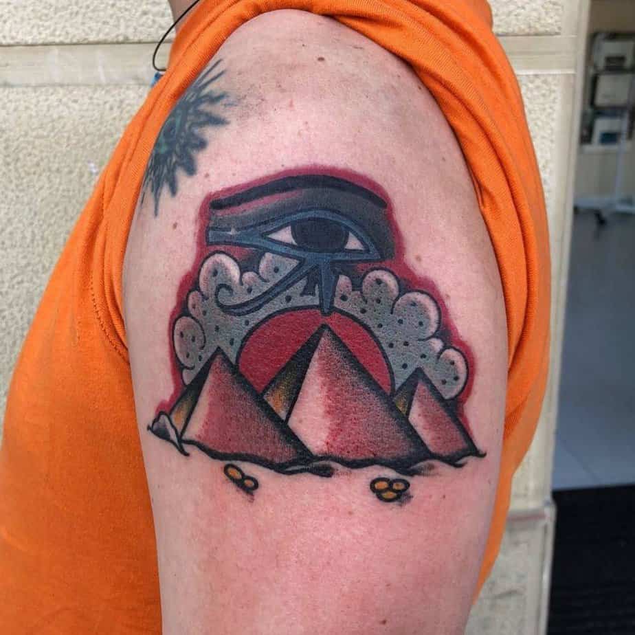 Top 20 Pyramid Tattoo Ideas That Will Make You Feel Like A Pharaoh