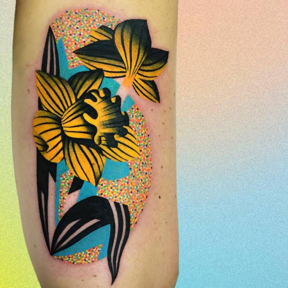 20 Gorgeous March Birth Flower Tattoo Designs