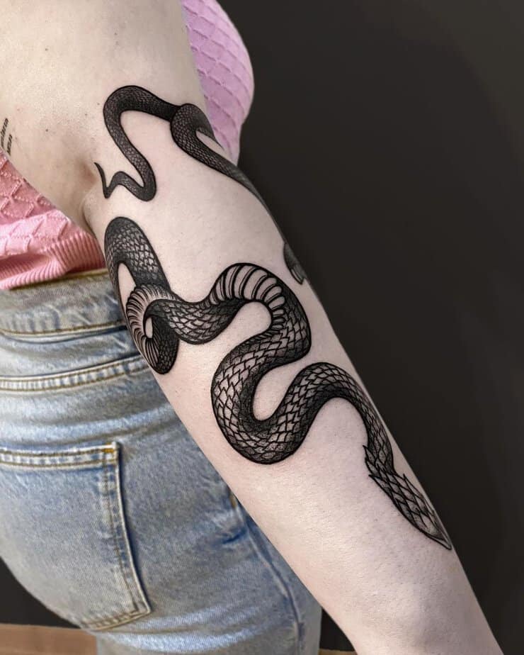 20 Black Mamba Tattoo Ideas To Show Off Your Mamba Mentality