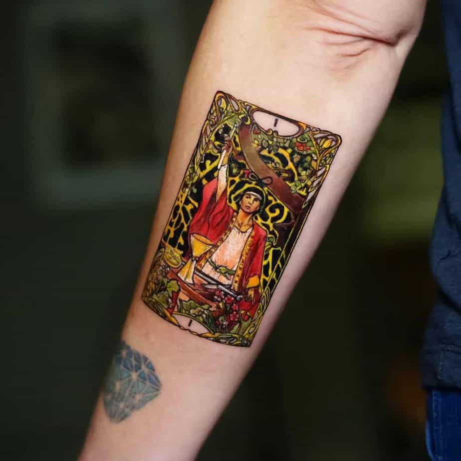 20 Tarot Card Tattoo Designs That Are Pure Magic