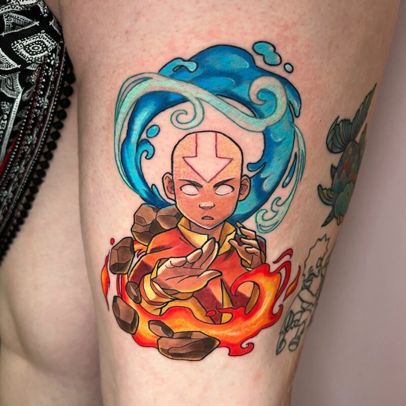 18 Creative Avatar Tattoos To Showcase Your Love For the Series