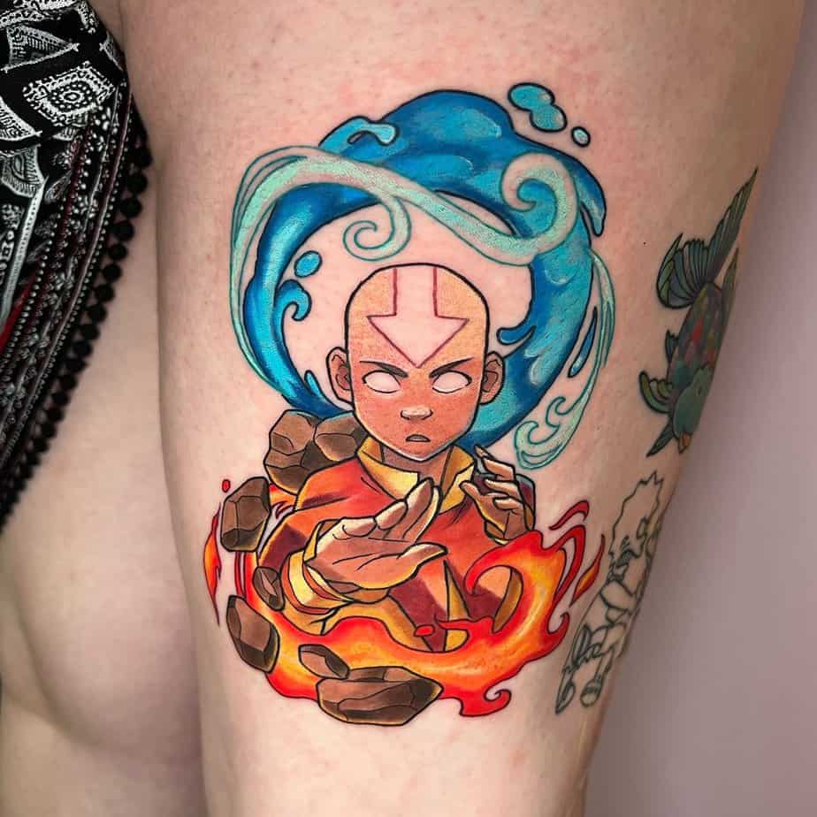 18 Creative Avatar Tattoos To Showcase Your Love For the Series