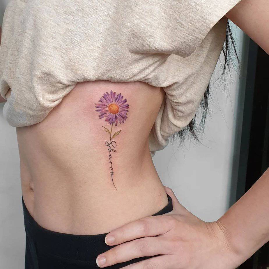 19 September Birth Flower Tattoos To Honor Your Special Month