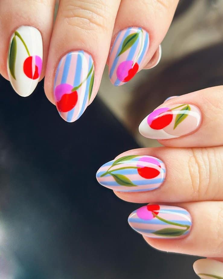 29 Fresh Cherry Nails That Will Sweeten Your Manicure Game