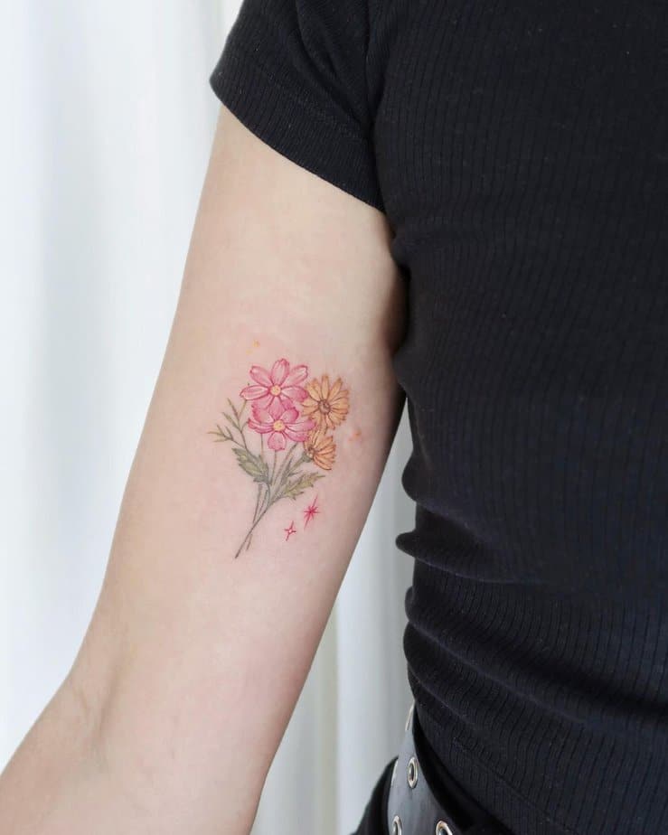 18 Dreamy October Birth Flower Tattoos That Bloom With Beauty