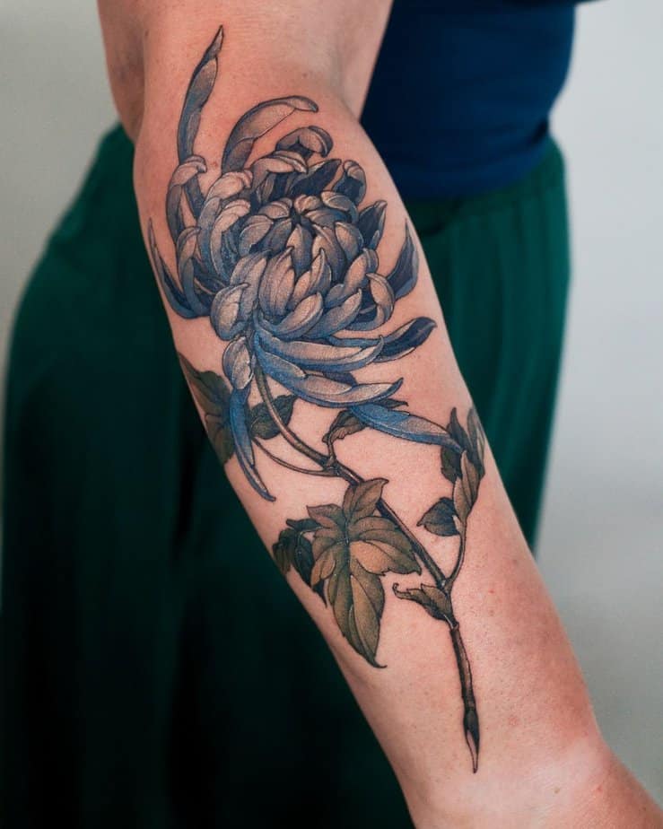 19 Amazing November Birth Flower Tattoos For A Personal Touch