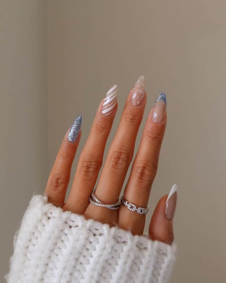 30 Dazzling Candy Cane Nails To Sweeten Your Tips