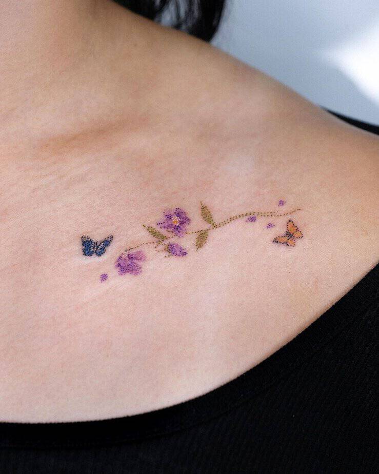 18 Empowering February Birth Flower Tattoos To Adorn Your Skin