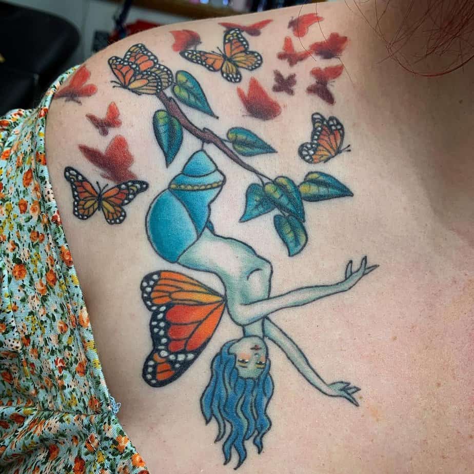 19 Gorgeous Monarch Butterfly Tattoo Ideas That Celebrate Change