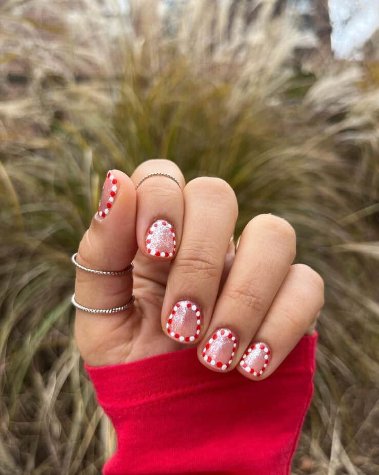 30 Dazzling Candy Cane Nails To Sweeten Your Tips