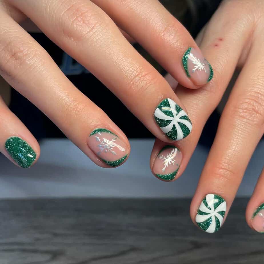 30 Dazzling Candy Cane Nails To Sweeten Your Tips