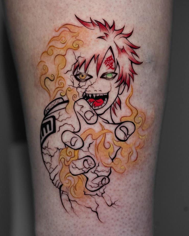 20 Fascinating Gaara Tattoo Ideas For All Lovers Of The Character