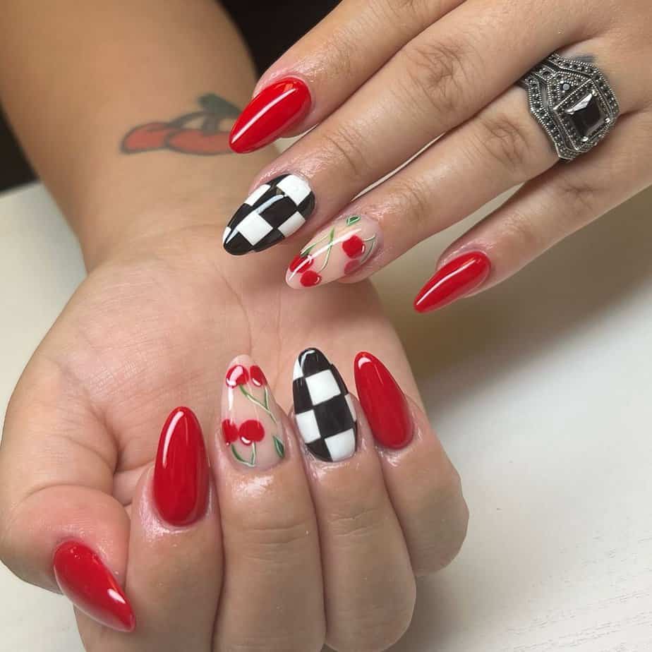 29 Fresh Cherry Nails That Will Sweeten Your Manicure Game