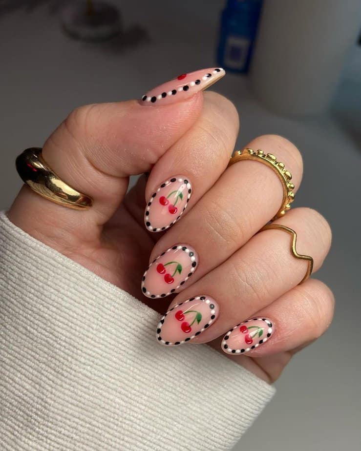 Cherry nails