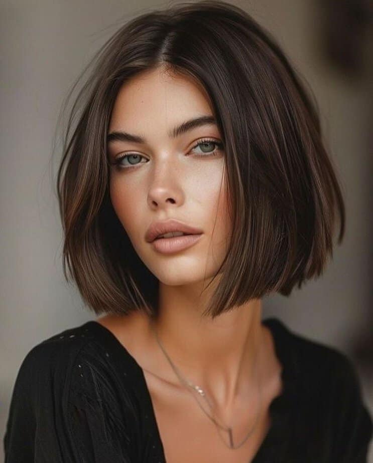 Chic bob hairstyle