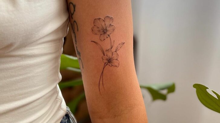 18 Empowering February Birth Flower Tattoos To Adorn Your Skin