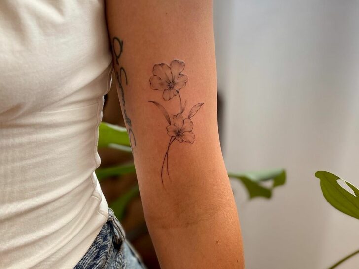 18 Empowering February Birth Flower Tattoos To Adorn Your Skin