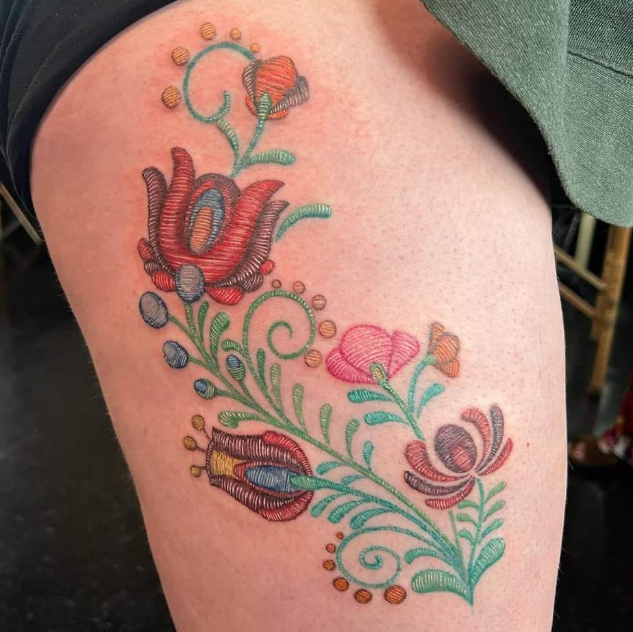 18 Stunning Folk Art Tattoos Celebrating Culture and Identity