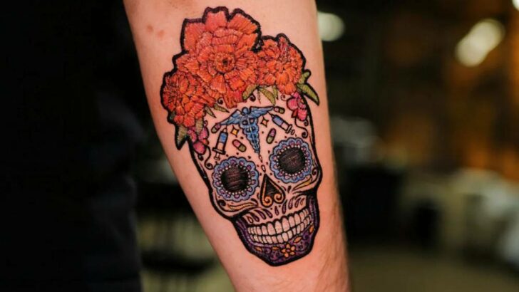 s-17 Meaningful Sugar Skull Tattoos And Their Stories