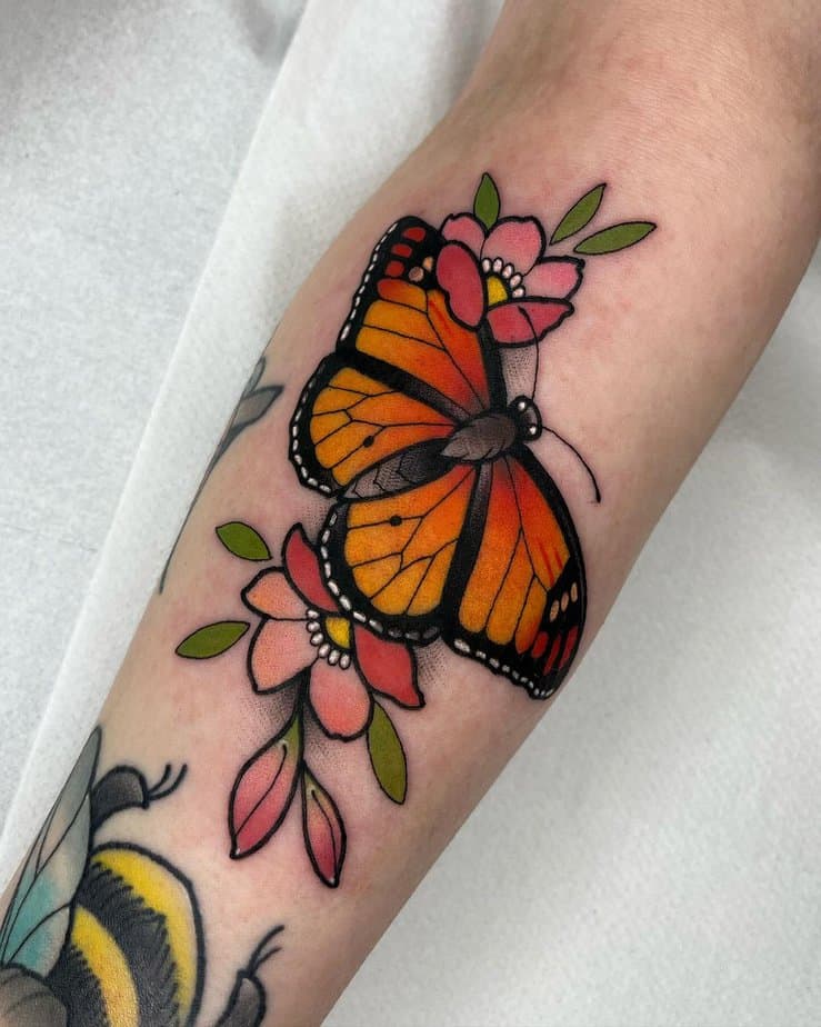 19 Gorgeous Monarch Butterfly Tattoo Ideas That Celebrate Change