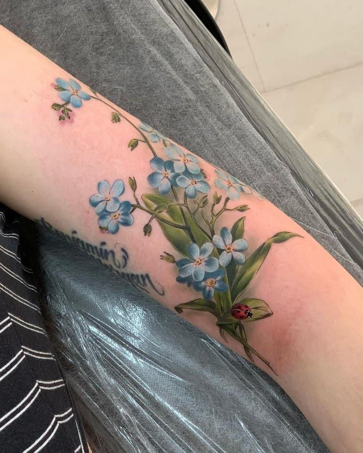 19 Forget Me Not Flower Tattoo Ideas To Make Love Eternal