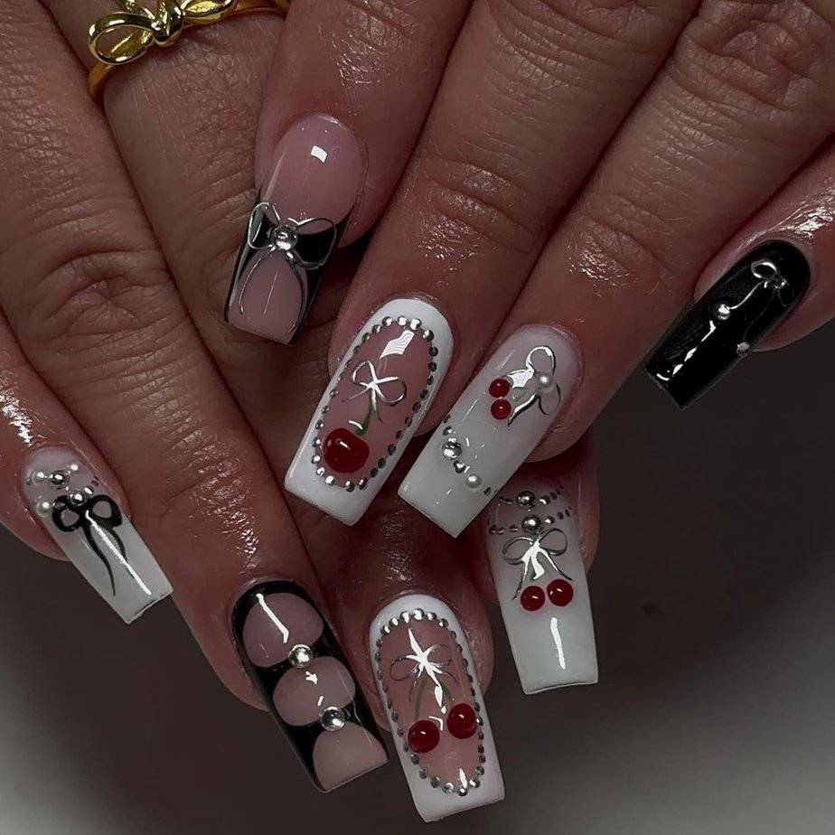 29 Fresh Cherry Nails That Will Sweeten Your Manicure Game