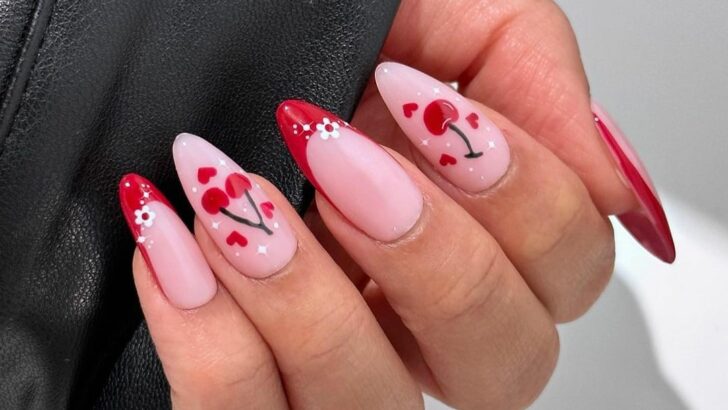 29 Fresh Cherry Nails That Will Sweeten Your Manicure Game