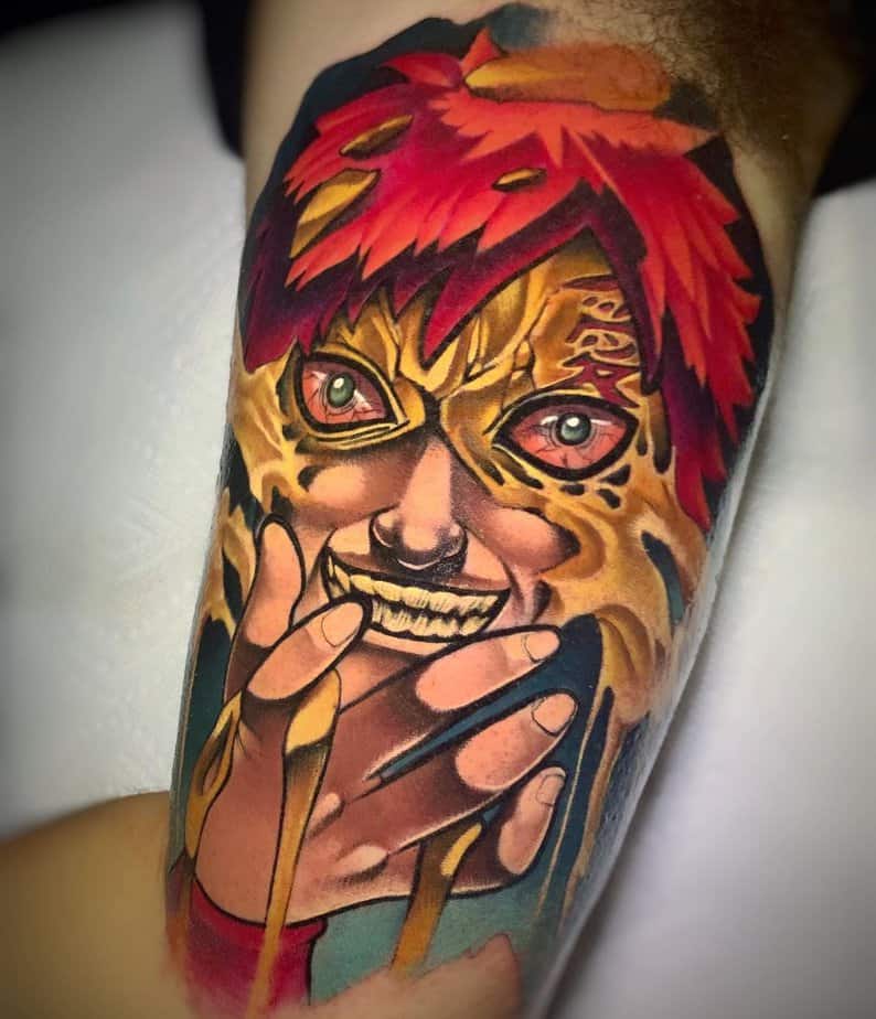 20 Fascinating Gaara Tattoo Ideas For All Lovers Of The Character