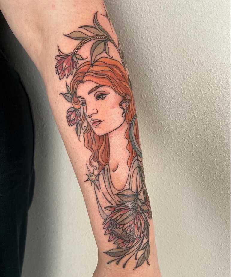 Gentle Lilith tattoo