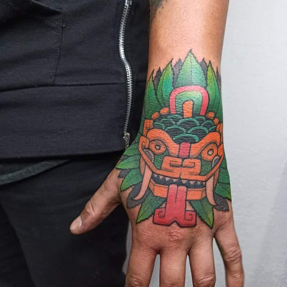 Hand tattoo