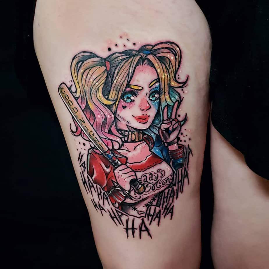 Harley Quinn tattoo