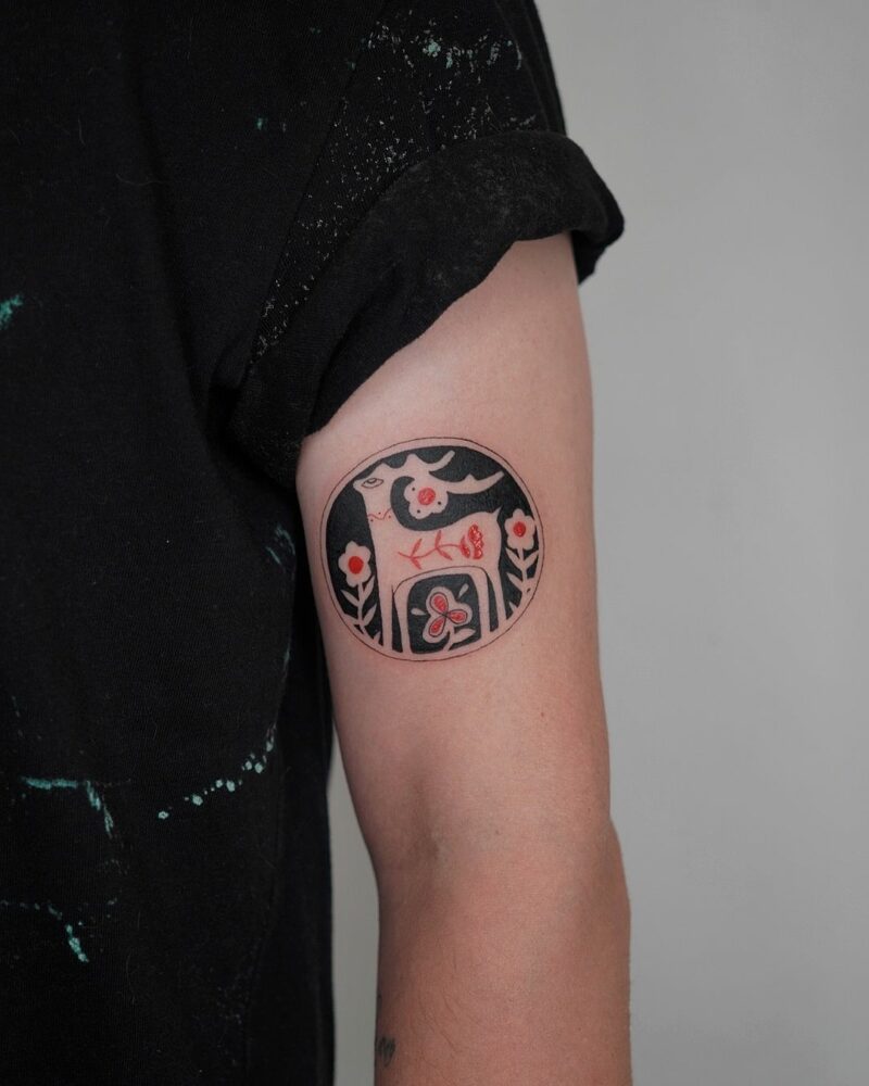 18 Stunning Folk Art Tattoos Celebrating Culture and Identity