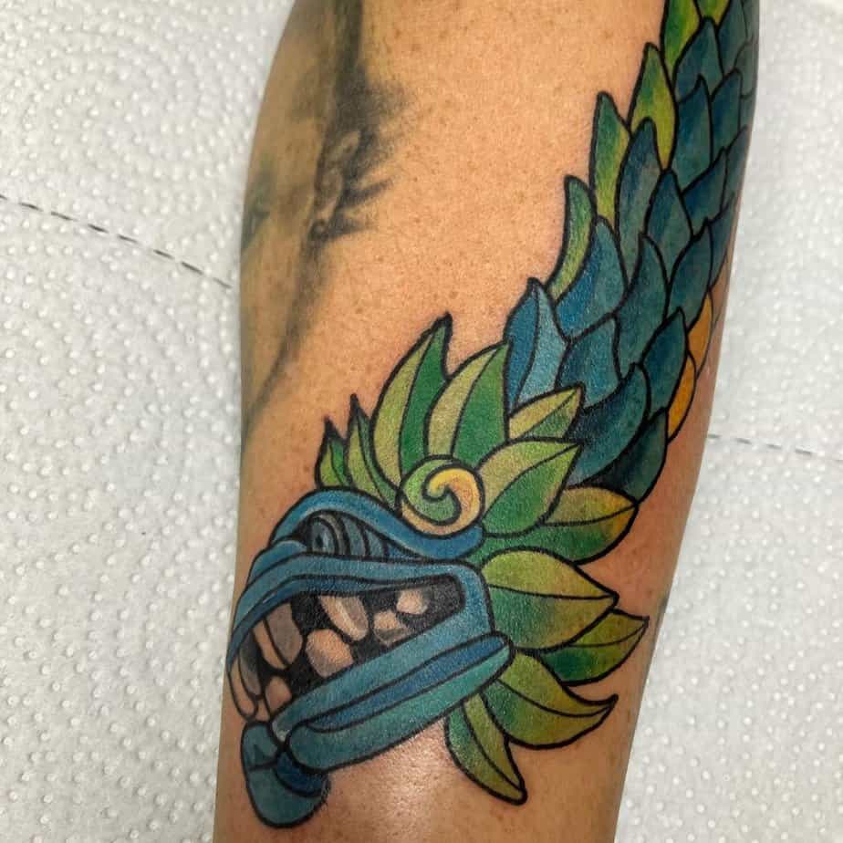 Kukulkan tattoo