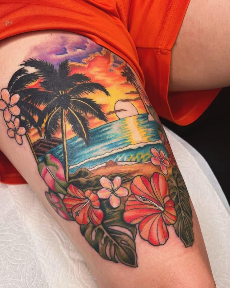 Landscape tattoo