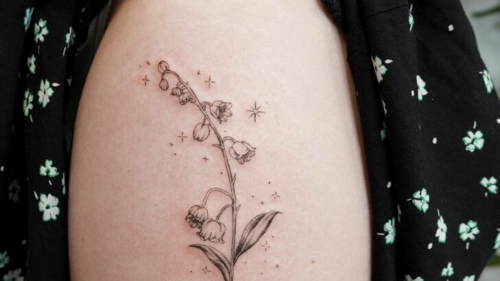 19 Stunning Lily Of The Valley Tattoos To Make Your Heart Bloom