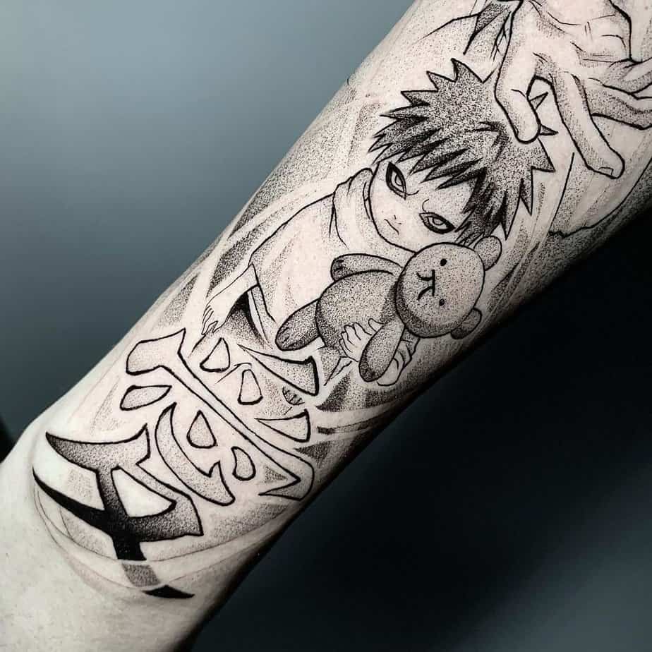 20 Fascinating Gaara Tattoo Ideas For All Lovers Of The Character